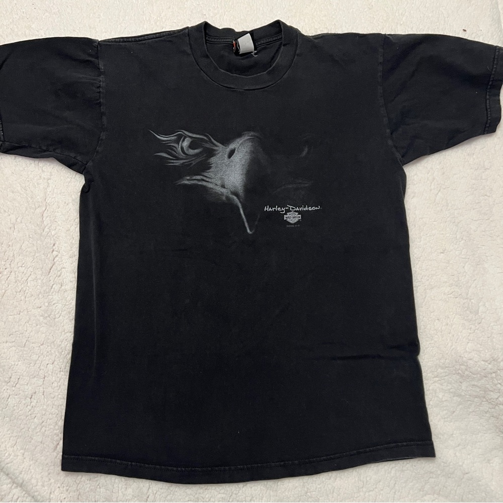 Vintage Y2K Harley Davidson 2002 eagle tee